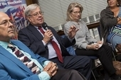 Rafael Hernandez, Carlos Alzugaray, Victoria Brittain and Arleen Rodriquez Photo: Rod Leon ©