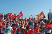 Young Trade Unionists' on May Day in Havana