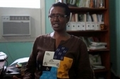 Oxfam Executive Director Winnie Byanyima speaks during an interview in Havana, Cuba July 13, 2016. Picture taken July 13, 2016.