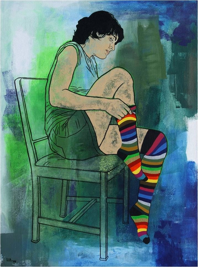 untitled, Teenager series, 2015, by Lisandra Isabel Garcia who is interested in exploring themes including “family, sex, domestic problems and womanhood”