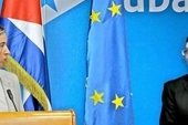 High Representative of the Union for Foreign Affairs and Security Policy, Federica Mogherini, and Cuban Foreign Minister Bruno Rodríguez