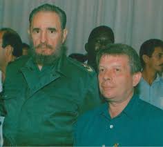 Phil Lenton pictured with Fidel Castro