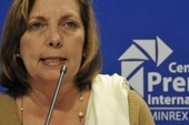 Josefina Vidal leads the Cuban delegation